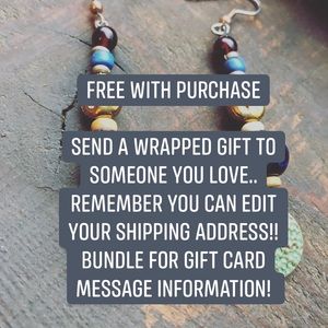 Free wrapping and gift card with gift purchase!